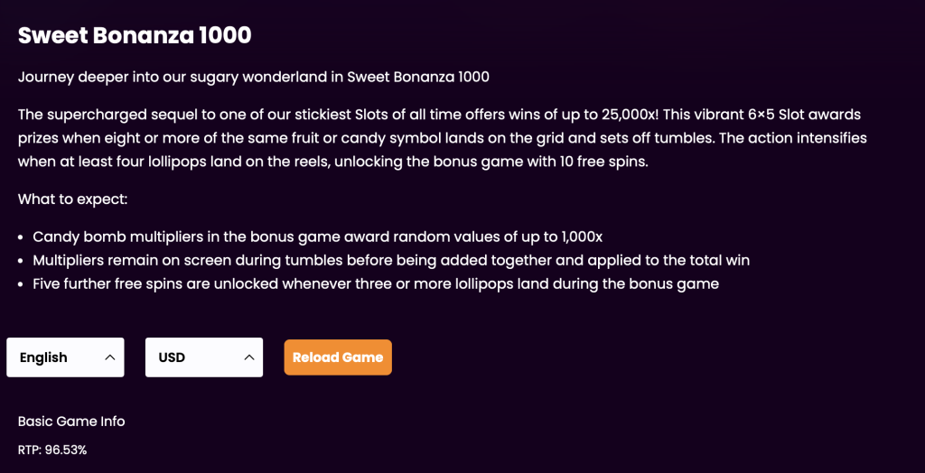Sweet bonanza 1000